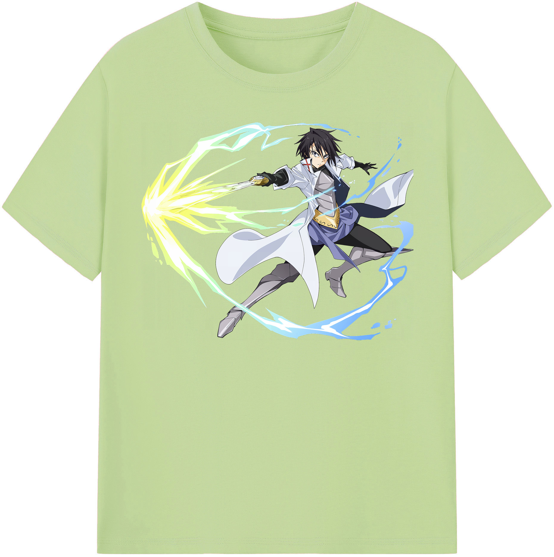 （画像用） 転スラ Regarding Reincarnated to Slime 綿100％半袖Tシャツ（フロントプリント）